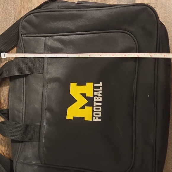 Michigan Football Embroidered Messenger Bag - Picture 7 of 8